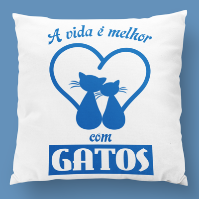 a vida é melhor com gatos almofada a vida é melhor com gatos almofada